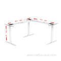 Lifting Computer Tables 3 Legs Electric Height Adjustable Table For Manager In Office